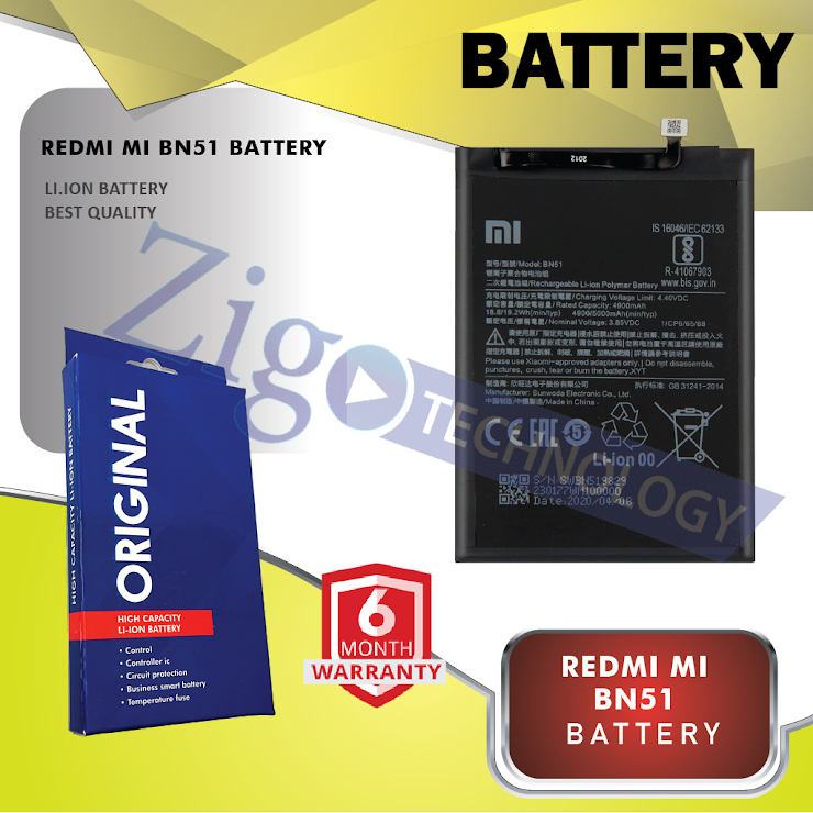 Redmi Mi BN51 Battery - Alakamandawa.lk