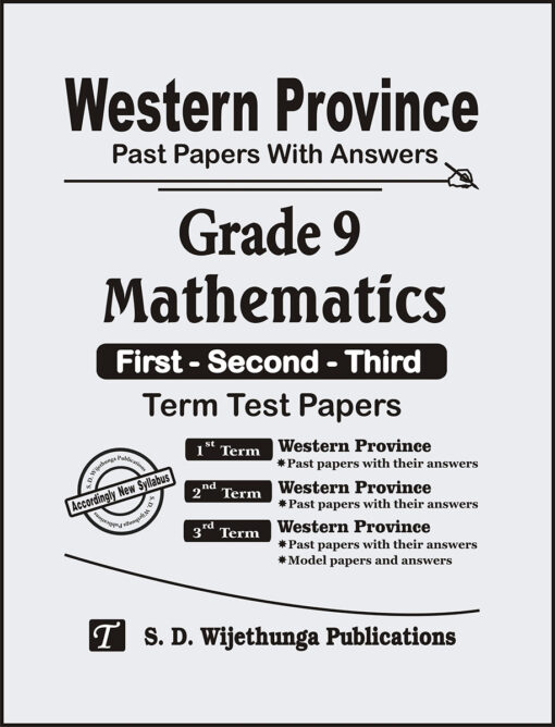 Western Province Grade 9 Maths English Medium